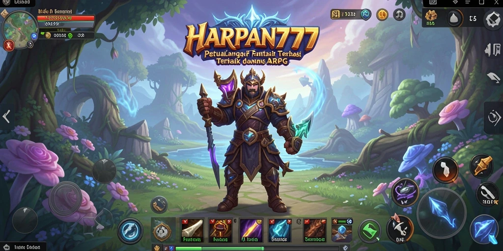 Gameplay menakjubkan di HARAPAN777 dengan pertarungan epik dan petualangan seru.