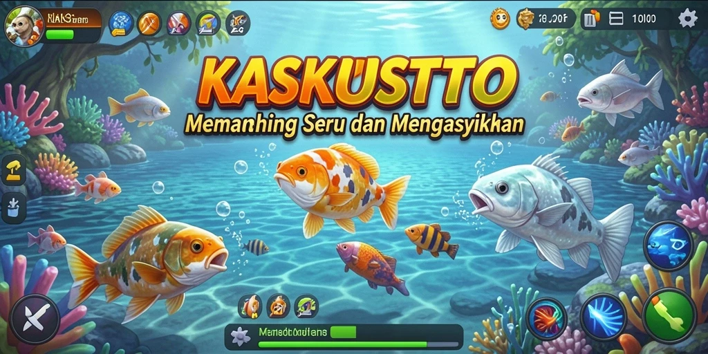 Tangkapan ikan yang besar dalam gameplay KASKUSTOTO.