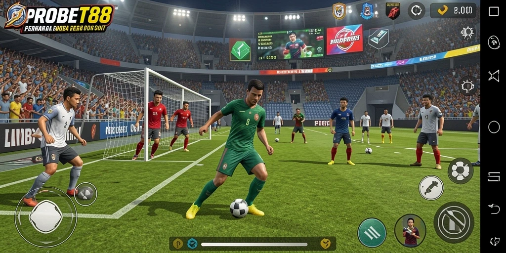 Tampilan menarik dari gameplay PROBET88 yang penuh aksi olahraga.