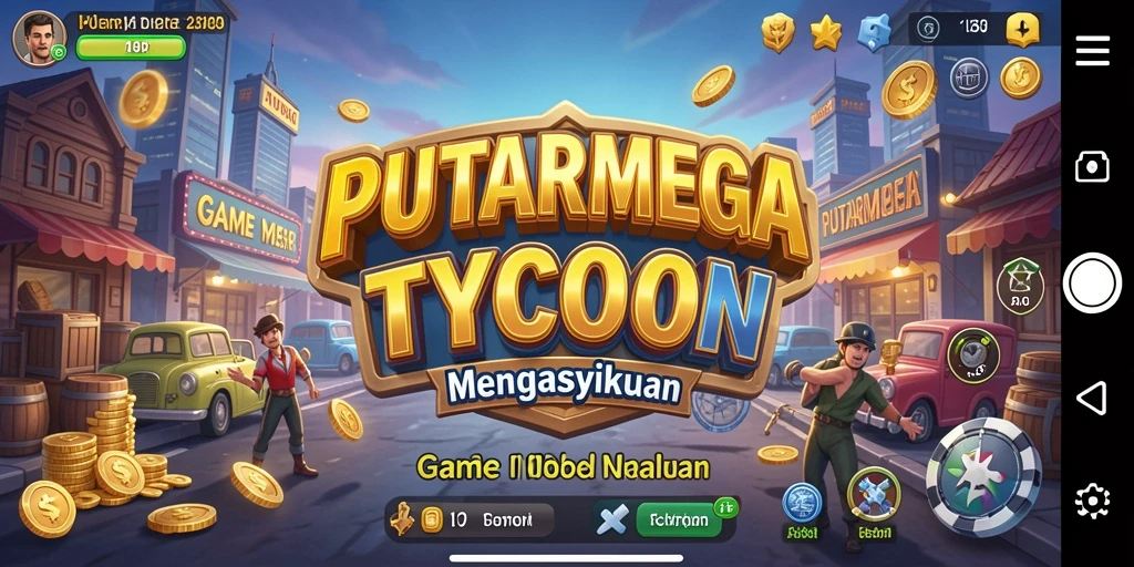Tampilan gameplay <strong>PUTARMEGA</strong> yang menarik dan penuh strategi.