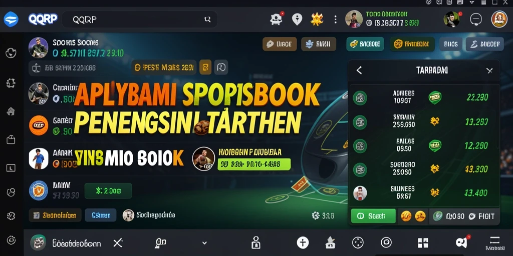Tampilan gameplay QQRP dengan fitur taruhan olahraga yang menarik.