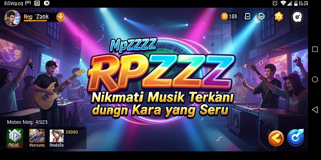 Screenshot RPZZZ menampilkan gameplay Musik yang mengasyikkan.